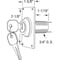 Prime-Line Prime-Line 1-5/16 in. W X 2-3/16 in. L X 3/4 in. D Plastic Electric Key Switch GD52142 - alternate 2